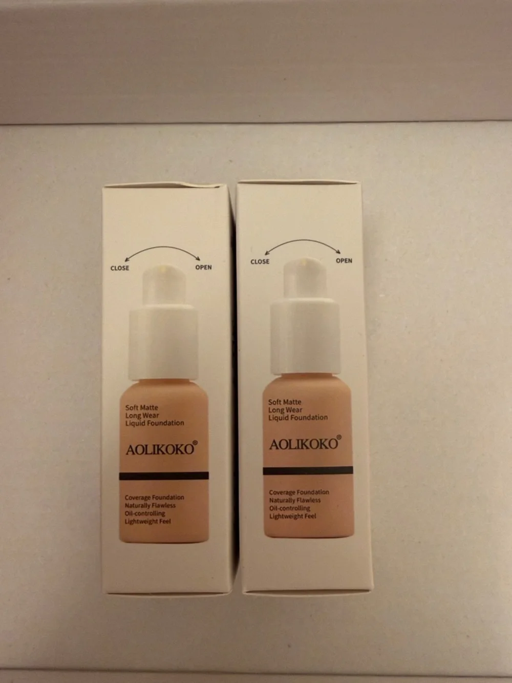 Soft Matte Finish Liquid Foundation - White